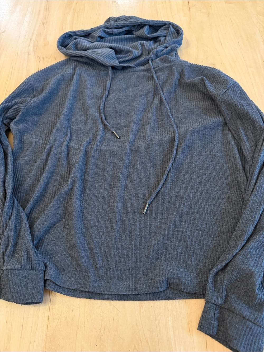 Ribbed sweat shirt